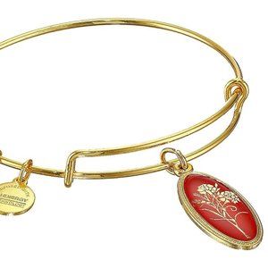 Alex & Ani Carnation January Birth Flower Bracelet